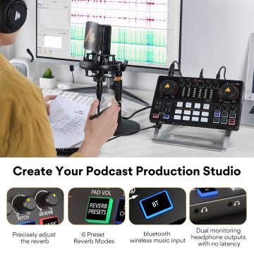 Maonocaster AU-AME2 Integrated Audio Production Studio