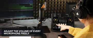 Maonocaster AU-AME2A Integrated Audio Production Studio Bundle