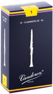 Vandoren klarinetin lehti nro 1 Bb 10 kpl