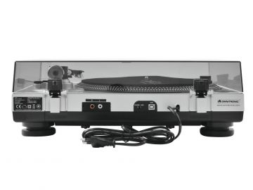 Omnitronic Belt drive DJ turntable with USB