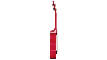 Baton Rouge UR1-S RD punainen sopraanoukulele sivusta