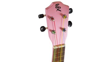 Baton Rouge UR1-S PK pinkki sopraanoukulele värikkäät kielet