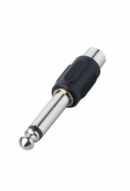 Bespeco AD65 adapteri RCA naaras  - 6,3mm monoplugi