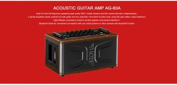 Aroma AG-60A akustisen kitaran vahvistin
