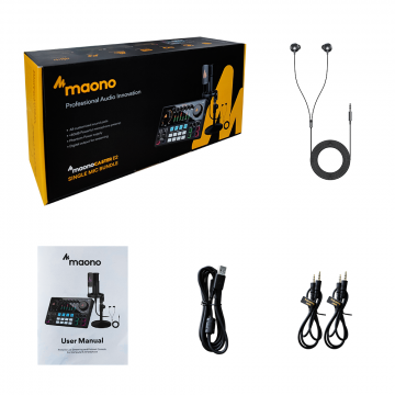 Maonocaster AU-AME2A Integrated Audio Production Studio Bundle