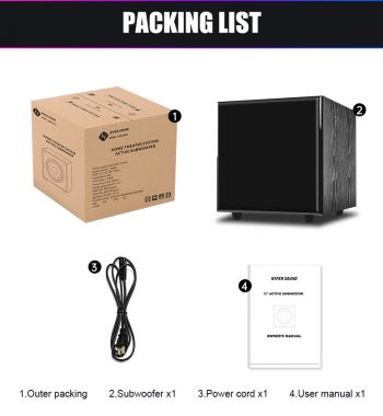 HyperSound ASW-850 aktiivinen subwoofer 200W