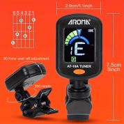 Aroma AT-10A kromaattinen ladattava viritysmittari
