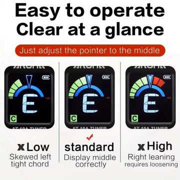 Aroma AT-10A kromaattinen ladattava viritysmittari