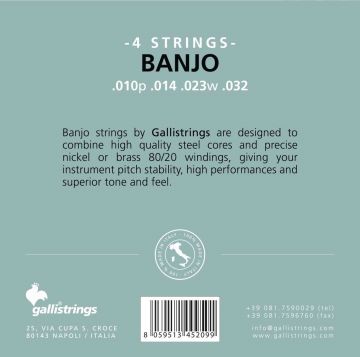 Galli Strings G204 Tenoribanjon kielet