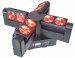 AFX Light 4-päinen BEAM LED liikkuvalla päällä ja loputtomalla pyörimisellä