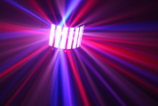 Ibiza Light 6 värin LED BUTTERFLY efekti kaukosäätimellä