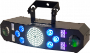 Ibiza Light 4in1 wash, moon, strobe, UV light effects with DMX and remote control