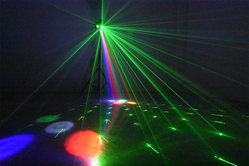 AFX Light DMX-ohjattu ydistetty LED+strobo+RG laser valoefekti