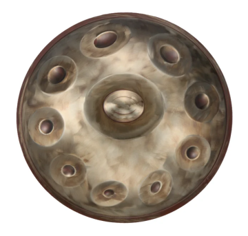 Mr. Pans D Kurd 10+3 Handpan – Vintage Gold 01