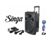 ibiza Sound 500W active speaker + 2 mics + Singa internet karaoke