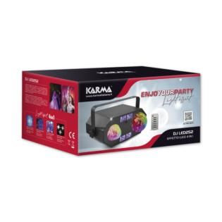 Karma DJ LED252 LED-valoefekti 4 in 1 paketti