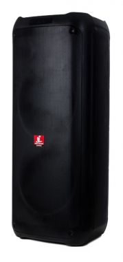 AudioDesignPRO DJ212S akkukaiutin ja langaton mikrofoni x2