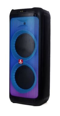 AudioDesignPRO DJ212S akkukaiutin ja langaton mikrofoni x2