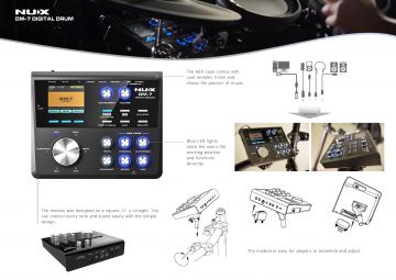 NUX DM-7X digital drum kit