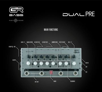 GR-Bass Dual Pre basso etuastepedaali