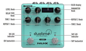 NUX NDD-6 Duo Time Stereo Delay