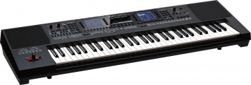 Roland EA-7 säestyskeyboard + teline/kuulokkeet + sustainpedaali