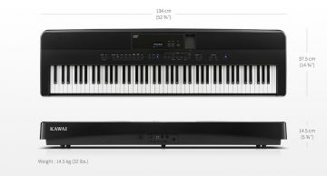 Kawai ES-520 musta sähköpiano