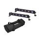 EUROLITE Set 2x LED BAR-6 UV Leiste + Soft-Bag