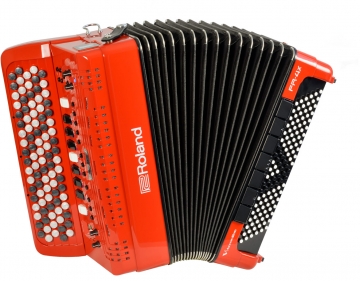 Roland FR-4XB näppäinharmonikka musta/punainen