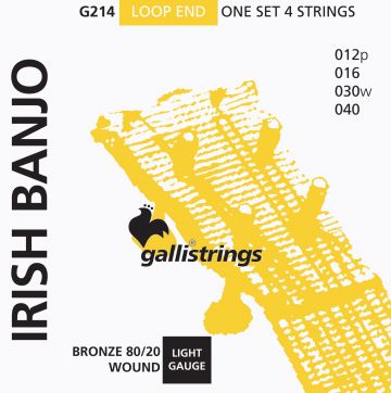 Galli Strings G214 Irish Banjon kielet