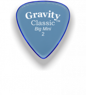 Gravity Picks Classic Big Mini 2.0mm unpolished GCLB2M