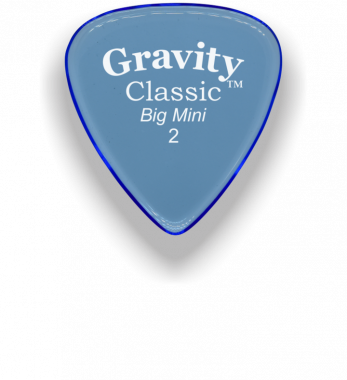 Gravity Picks Classic Big Mini 2.0mm unpolished GCLB2M