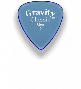 Gravity Pick Classic Mini Jazz 2.0mm polished