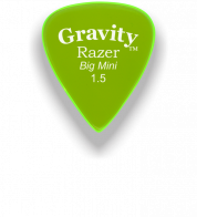 Gravity Picks Razer Big Mini 1.5mm Polished GRAB15P