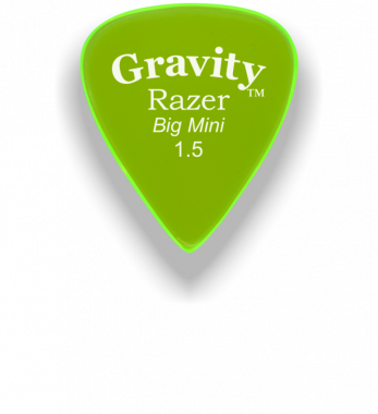 Gravity Picks Razer Big Mini 1.5mm Polished GRAB15P