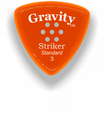 Gravity Picks Striker Standard 3 mm Polished Multihole GSRS3PM