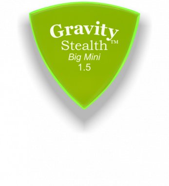 Gravity Picks Stealth Big Mini 1.5mm Polished GSSB15P