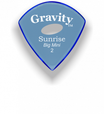 Gravity Picks Sunrise Big Mini 2.0mm Polished Elipse GSUB2PE