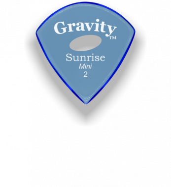 Gravity Pick Sunrise Mini Jazz 2.0mm elipse