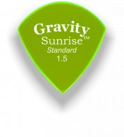Gravity Picks Sunrise Standard 1.5mm Polished GSUS15P
