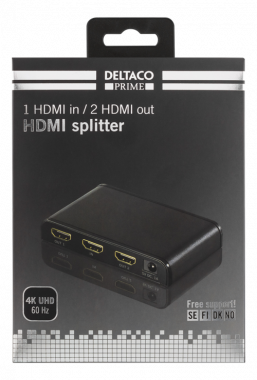 Deltaco HDMI 1 IN - 2 OUT jakaja