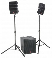 BST active line array PA system with satellites and 1 subwoofer 900W