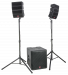 BST active line array PA system with satellites and 1 subwoofer 900W