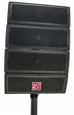 BST active line array PA system with satellites and 1 subwoofer 900W