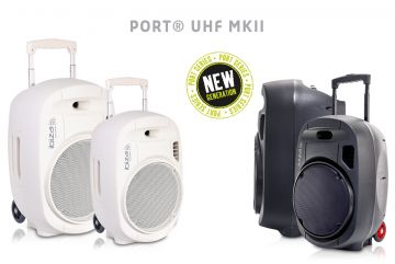 Ibiza Sound PORT12BK MKII kaiutin ja mikrofoni x2