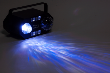 Ibiza Light COMBI-FX2 4in1 valo astro,waterwave, UV ja strobe efekteillä