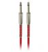Bespeco IRO600RD 6-metrinen instrumenttijohto, punainen