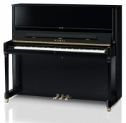 Kawai K-500 musta kiiltävä piano
