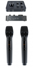 High Audio K6D HDMI-karaokemikseri + langaton mikrofoni x2