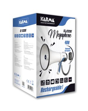 KARMA 40W ladattava megafoni